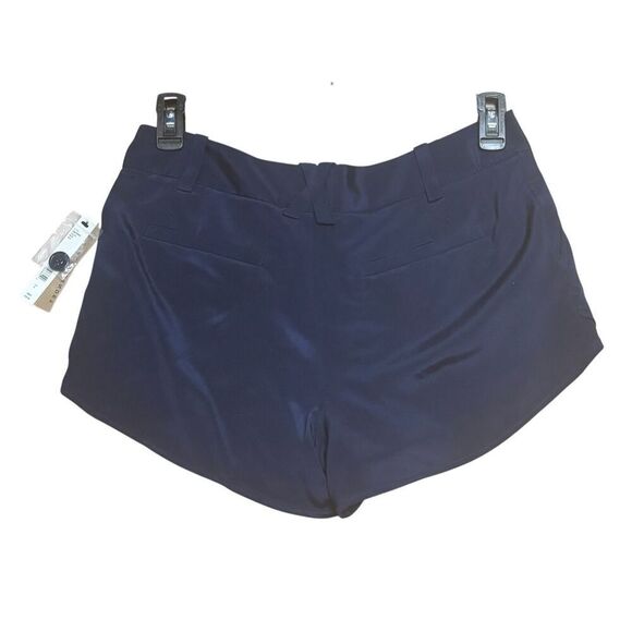 Alice + Olivia Silk Short in Navy NWT Size 8 - Picture 2 of 6